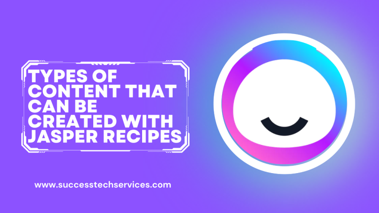 Types of Content That Can be Created With Jasper Recipes