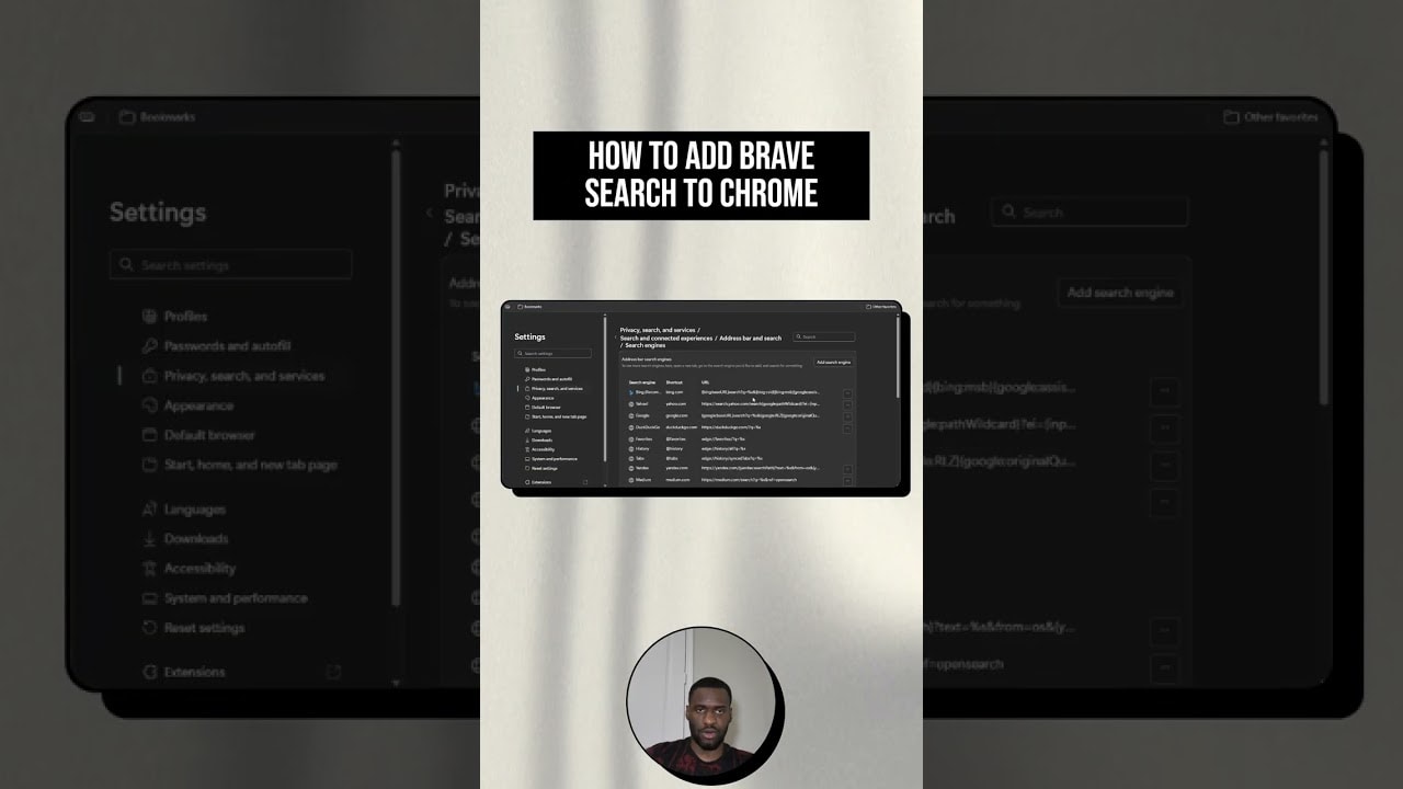 How to Add Brave Search to Chrome 1 video thumbnail for 'How to Add Brave Search to Chrome'