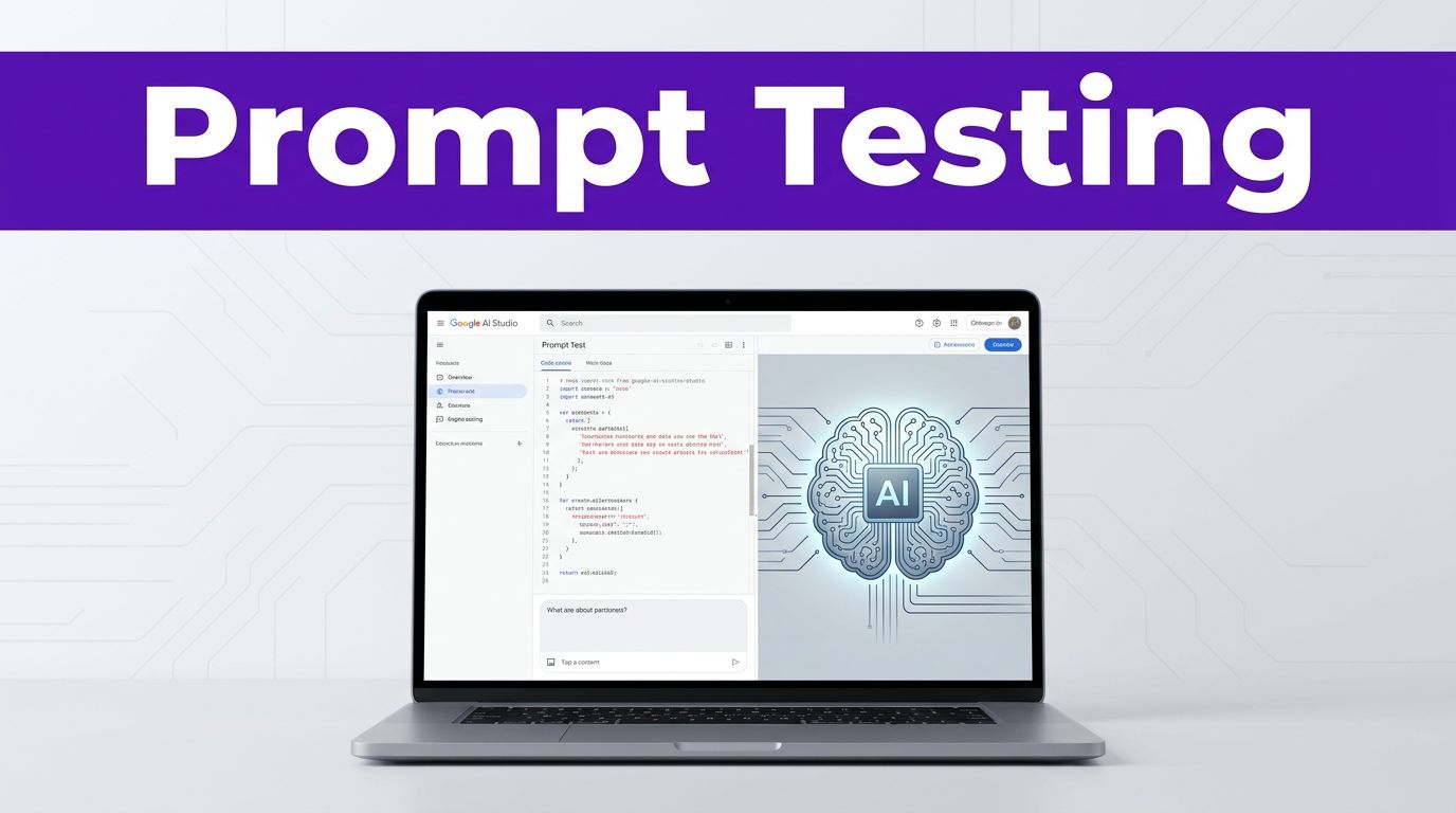 Google AI Studio Prompt Testing: A Practical 2026 Guide 1 Google AI Studio Prompt Testing: A Practical 2026 Guide