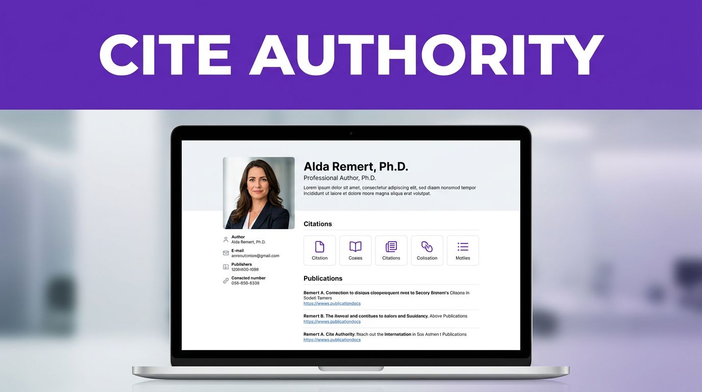 How to Build Author Pages That AI Search Can Cite 1 How to Build Author Pages That AI Search Can Cite