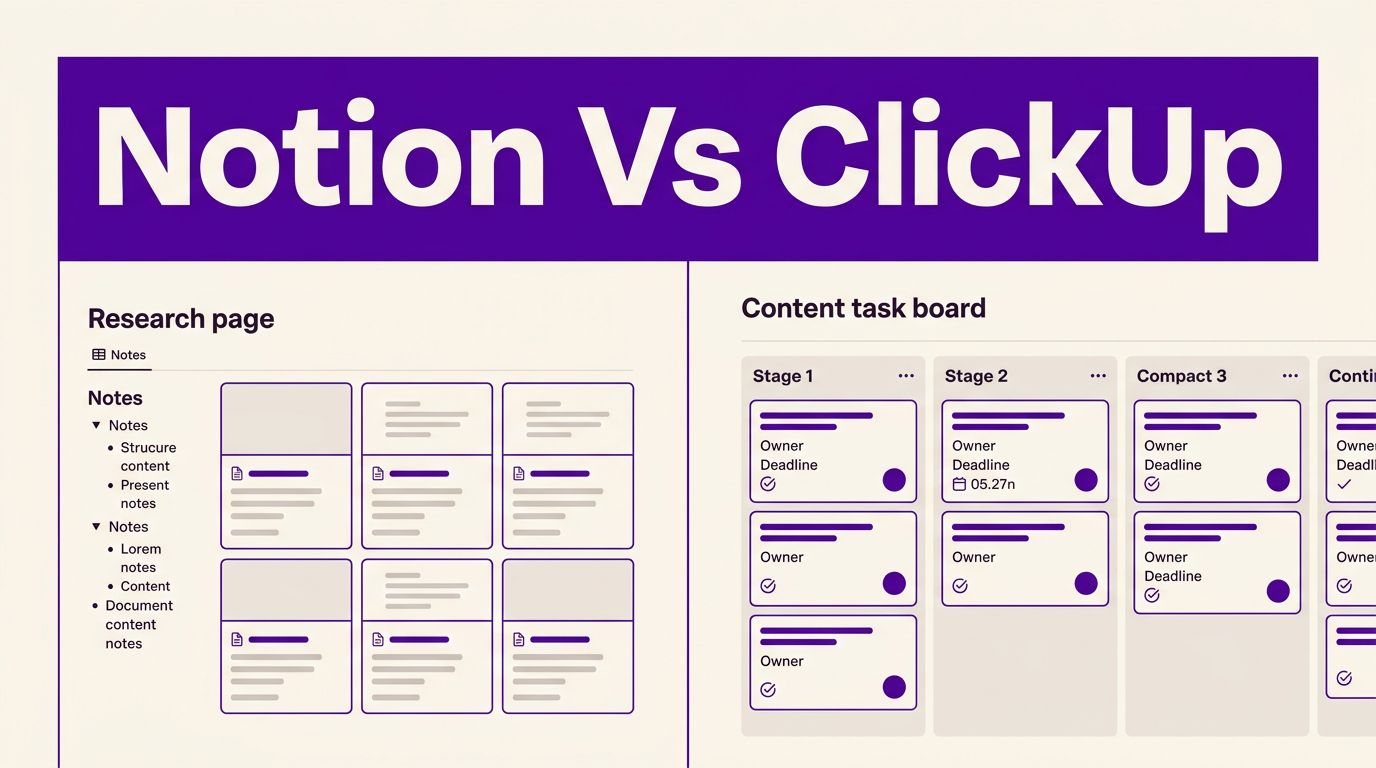 Notion AI vs ClickUp Brain